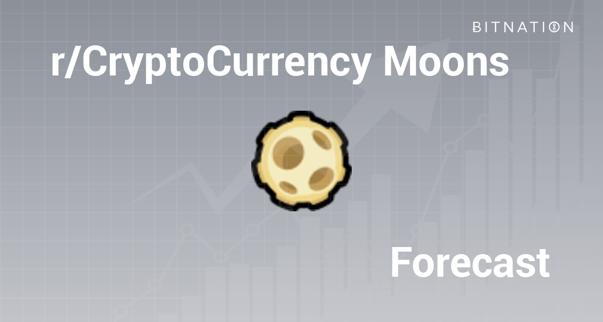 r/CryptoCurrency Moons Price Prediction
