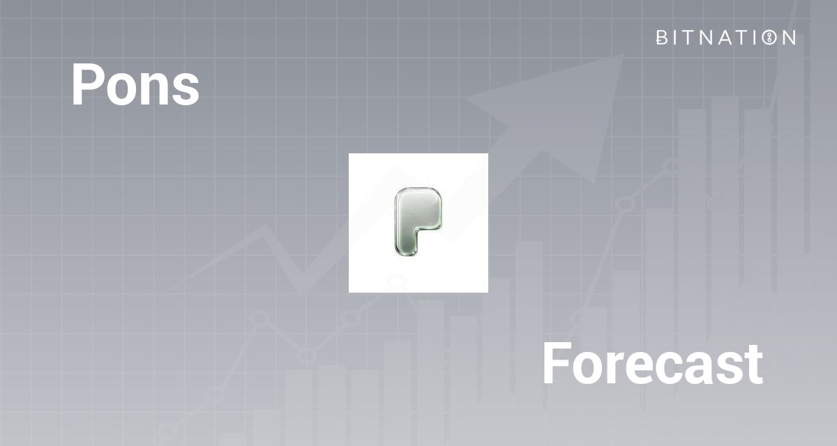 Pons Price Prediction