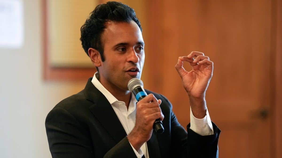 Republican presidential candidate Vivek Ramaswamy introduced a crypto policy framework called "The Three Freedoms of Crypto."