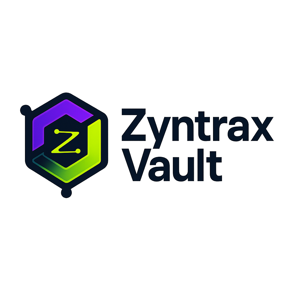 Inscription à Zyntrax Vault